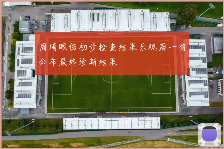 周琦眼伤初步检查结果乐观周一将公布最终诊断结果
